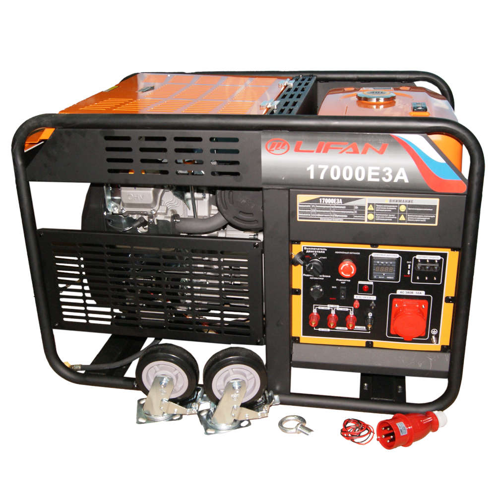 Бензиновый генератор LIFAN 17000E3A