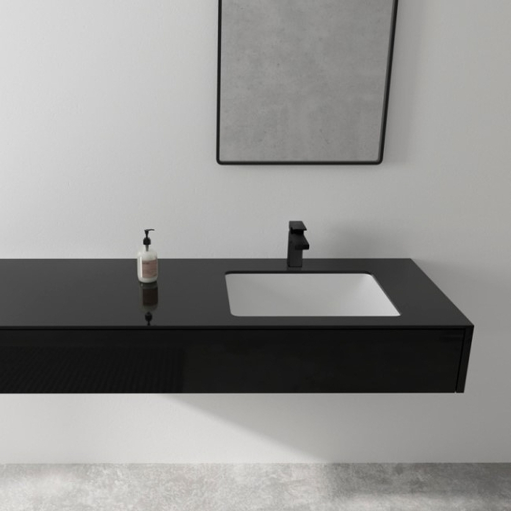 Смеситель для раковины Hansgrohe Vernis Shape 71561670 черный матовый