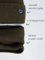 Шапка и снуд для мальчика на осень