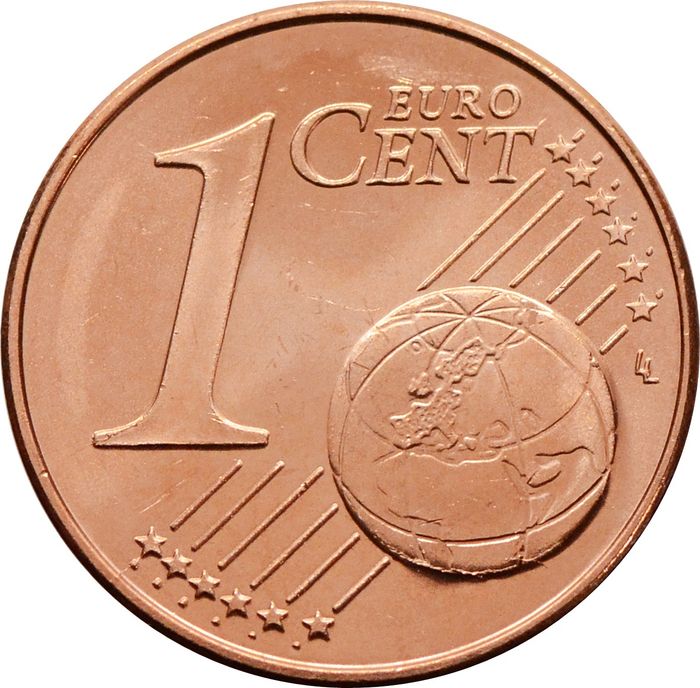 1 евроцент 2002 Австрия (1 euro cent)