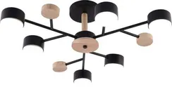 GX3752-6 BK+WOOD (1) Люстра RL