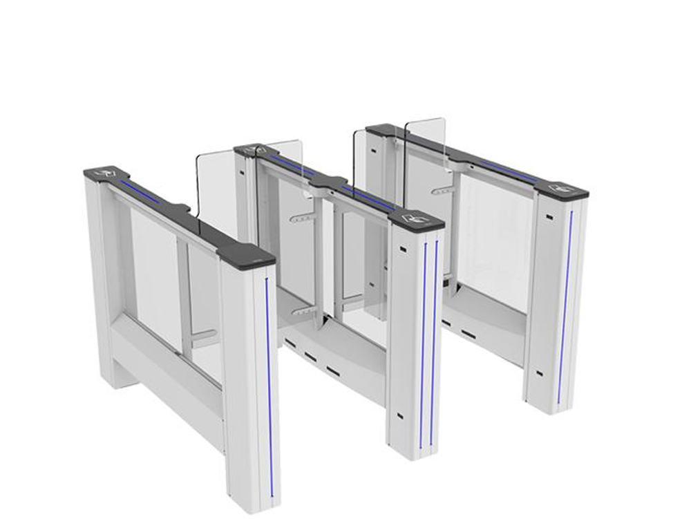 Турникет с распашными створками двухпроходный SWING GATE SWG55M, ширина прохода 2 х 550 мм