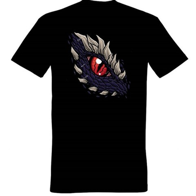 Футболка с принтом «Дракон Моргул», цвет черный, р-р. 48