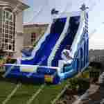 Надувной батут-горка "Путешествие дельфинов", 7,5*4*6 м