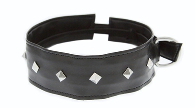 Полиуретановый ошейник с пуклями Collar with Studs (Цвет: черный)