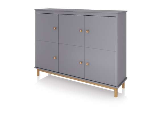 Шкаф Classic низкий (серый)