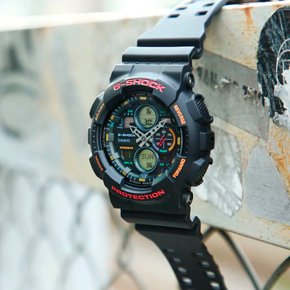 Японские наручные часы Casio G-SHOCK GA-140-1A4ER