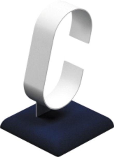 Подставка для часов/вертикальная скоба 16 мм./квадратное основание