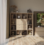 Фора модуль с дверцей, ручка металл, 33*33*37 см, дуб беленый