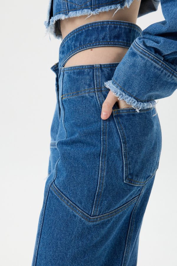 Джинсы Cut-Out