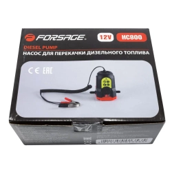 Насос для перекачки дизельного топлива(12V, 60W, 70dB, max t работы-30мин, 0.2-1.5 л/мин) Forsage F-HC800