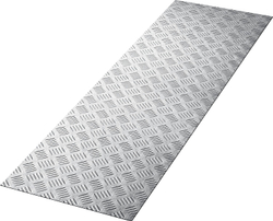 ЗУБР Квинтет, 300 х 1200 х 1.5 мм, алюминиевый рифленый лист, Профессионал (53831)