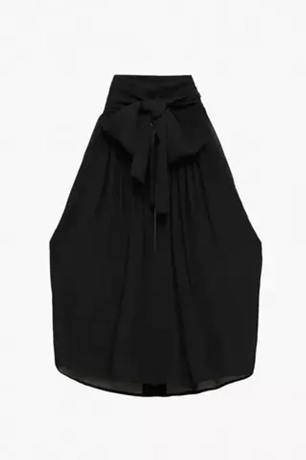 ZARA X STEFANO PILATI ТОП СБАНТОМ, ЧЕРНЫЙ