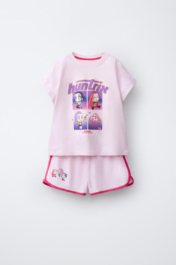 ZARA ПИЖАМА KPOP DEMON HUNTERS™ NETFLIX ©, ЦВЕТ МАЛЬВЫ