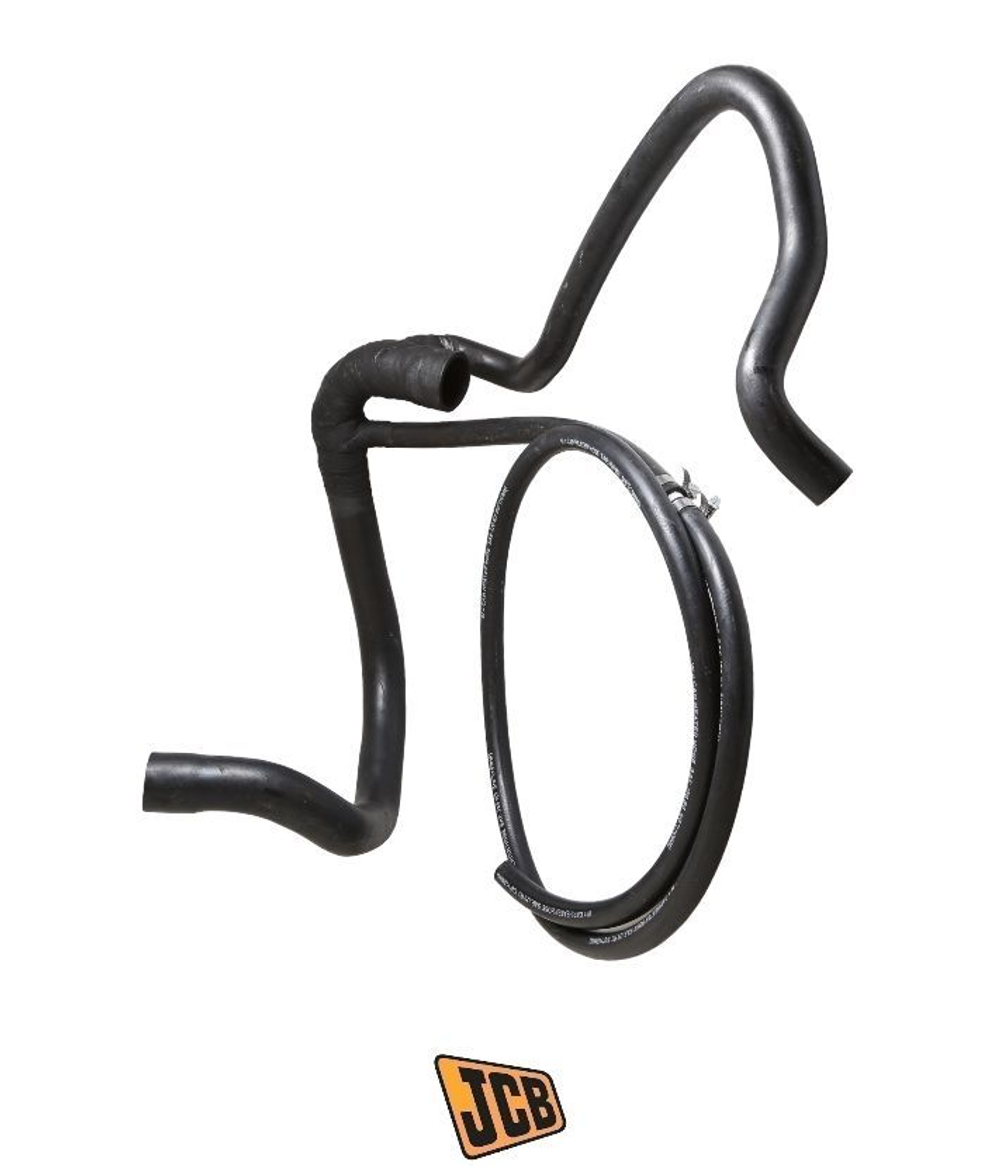 Патрубок радиатора нижний JCB 834/11107, 834-11107, 83411107