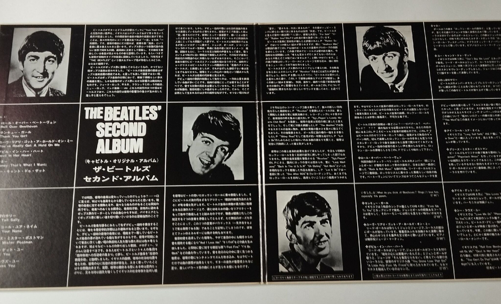 Винтажная виниловая пластинка LP The Beatles Second Album (Japan 1973) (No Obi) Thank You Girl