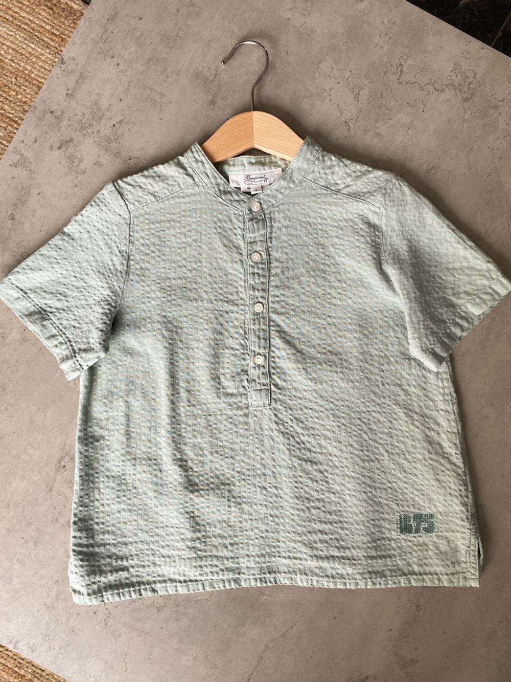 Хлопковая рубашка Bonpoint, 116