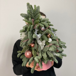 Ёлка с ёлочными игрушками «Балерина» S 1058