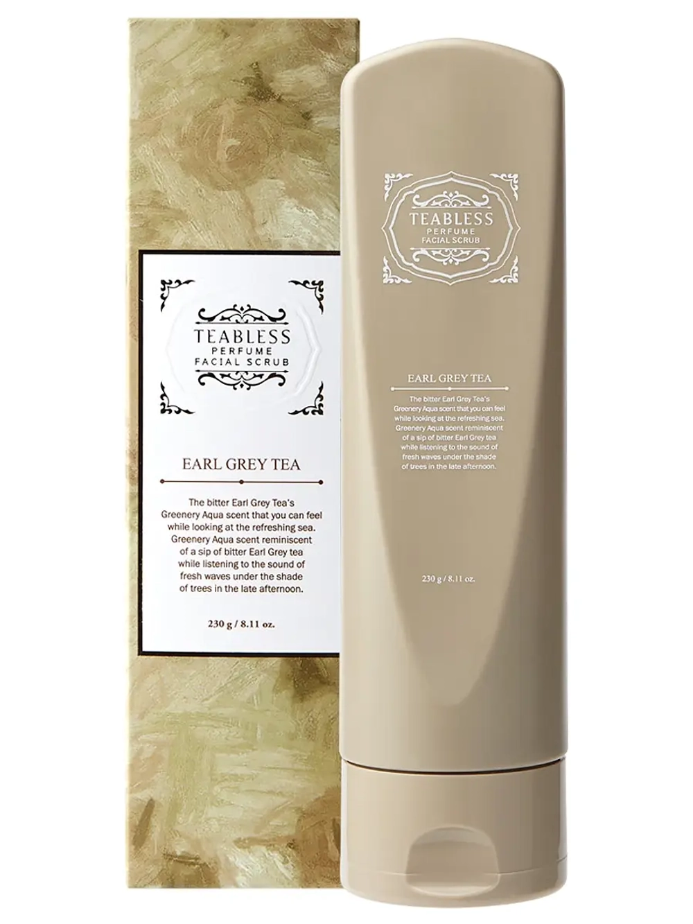 Teabless Пилинг-скраб для лица с ароматом чая Эрл Грей Earl Grey Tea Jam Facial Peeling Scrub 230 мл