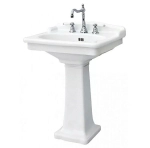 Раковина с пьедесталом Artceram Hermitage 68 HEL002 01 00/ EE11 bi*1 белая