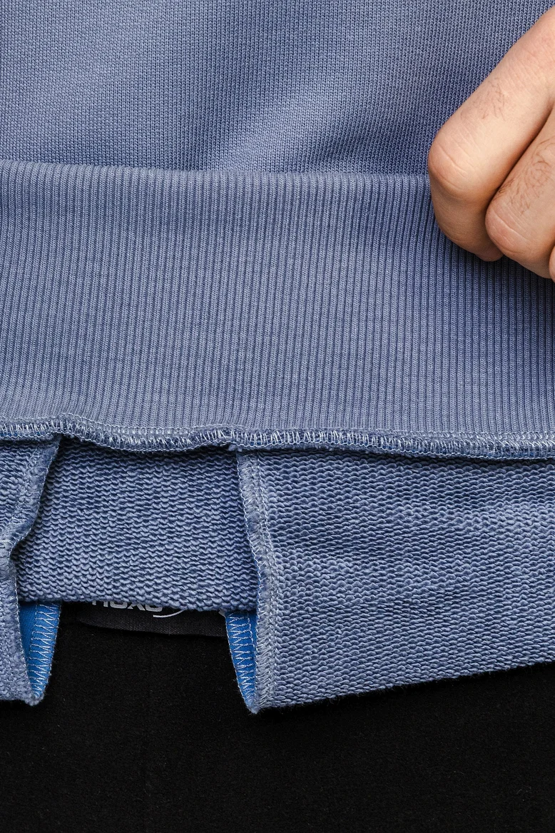 Худи "НОХО" унисекс, цвет "Полярный василёк"