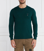 Wełniany свитер Aeronautica Militare - темно-зеленый(MA1388L415)