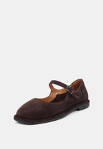 Балетки // Amanda // Chocolate // Suede