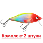 Воблер Шэд Язь 80mm, цвет 048 (окунь), 1 штука