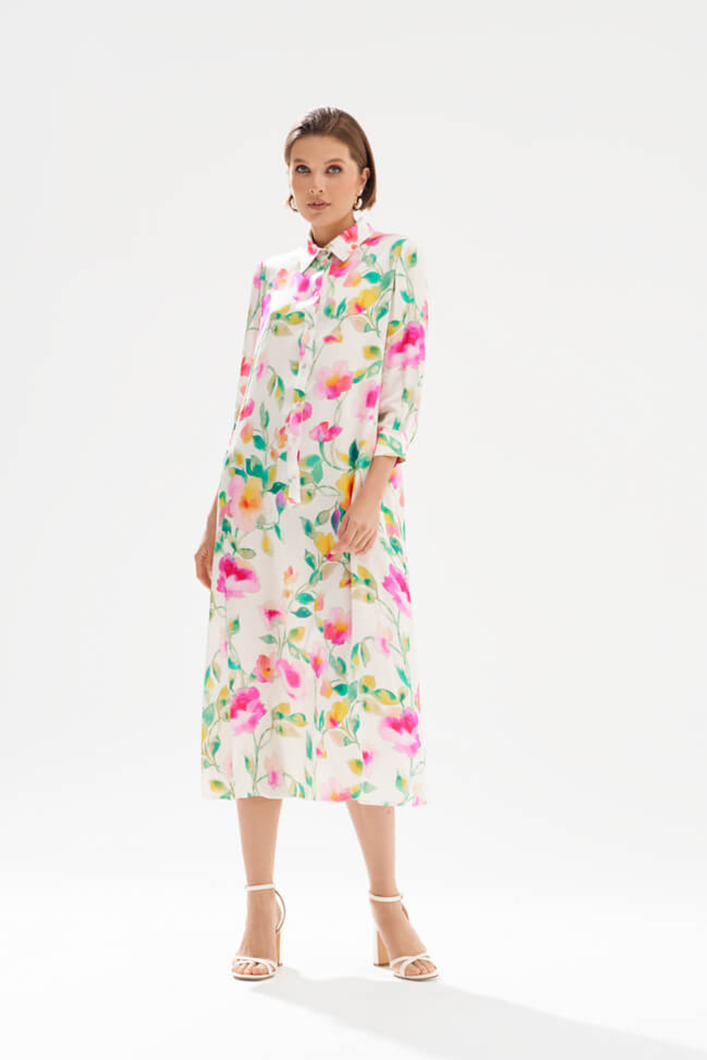 51778 Платье женское (цветочный принт)