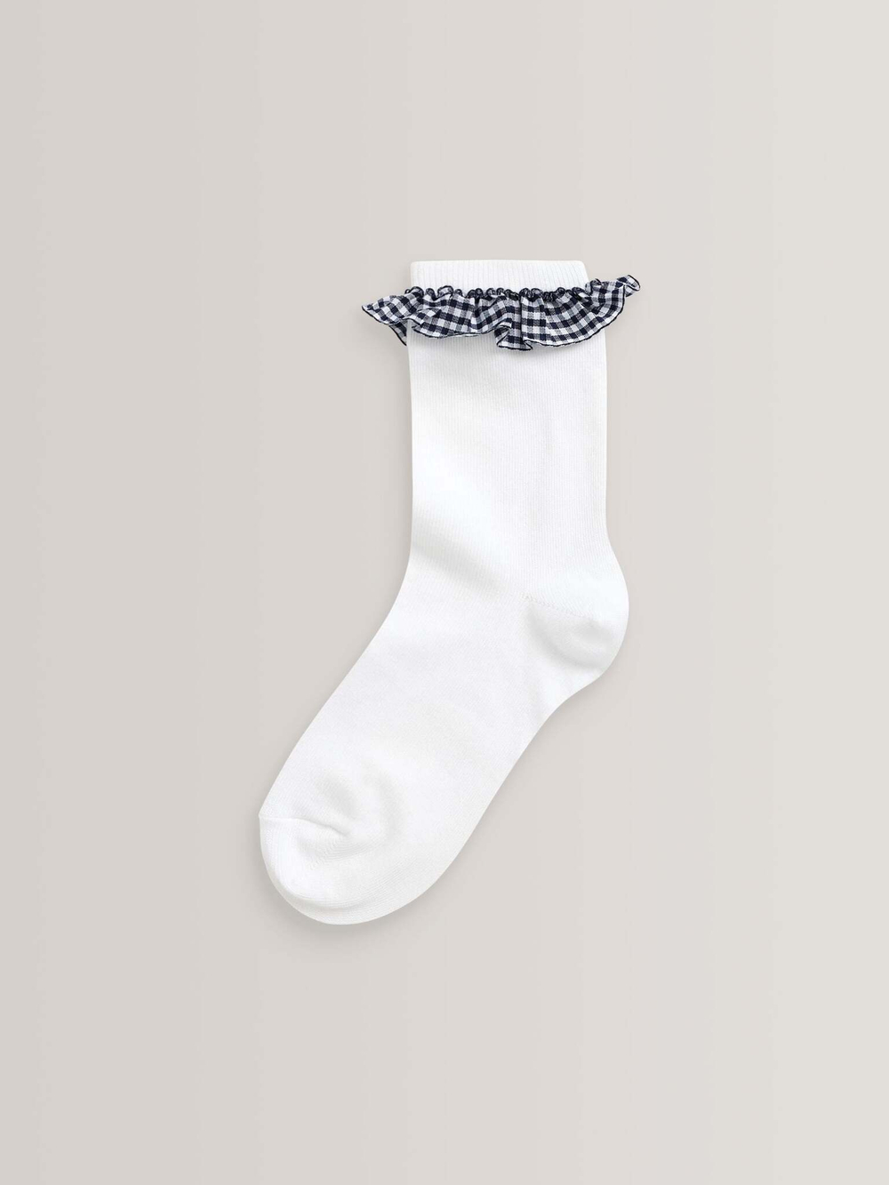 Носки хлопковые школьные для девочки Next A72-390, 5 шт., Белый