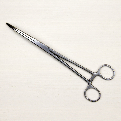 Зажим рыболовный загнутый, 22 см