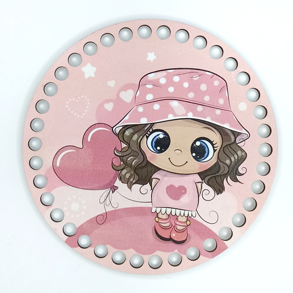 Донышко Принт Детское 15см Дизайн Девочки в ассортименте