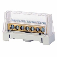 Клеммная колодка соединительная 1р 5х5,3мм 2х6мм. цвет серый