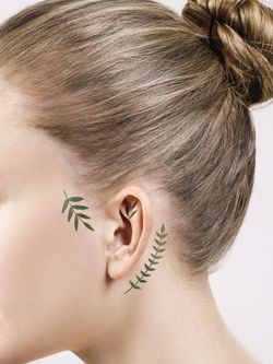 «Flower Fantasy» Цветочная фантазия. Набор из 15 татуировок