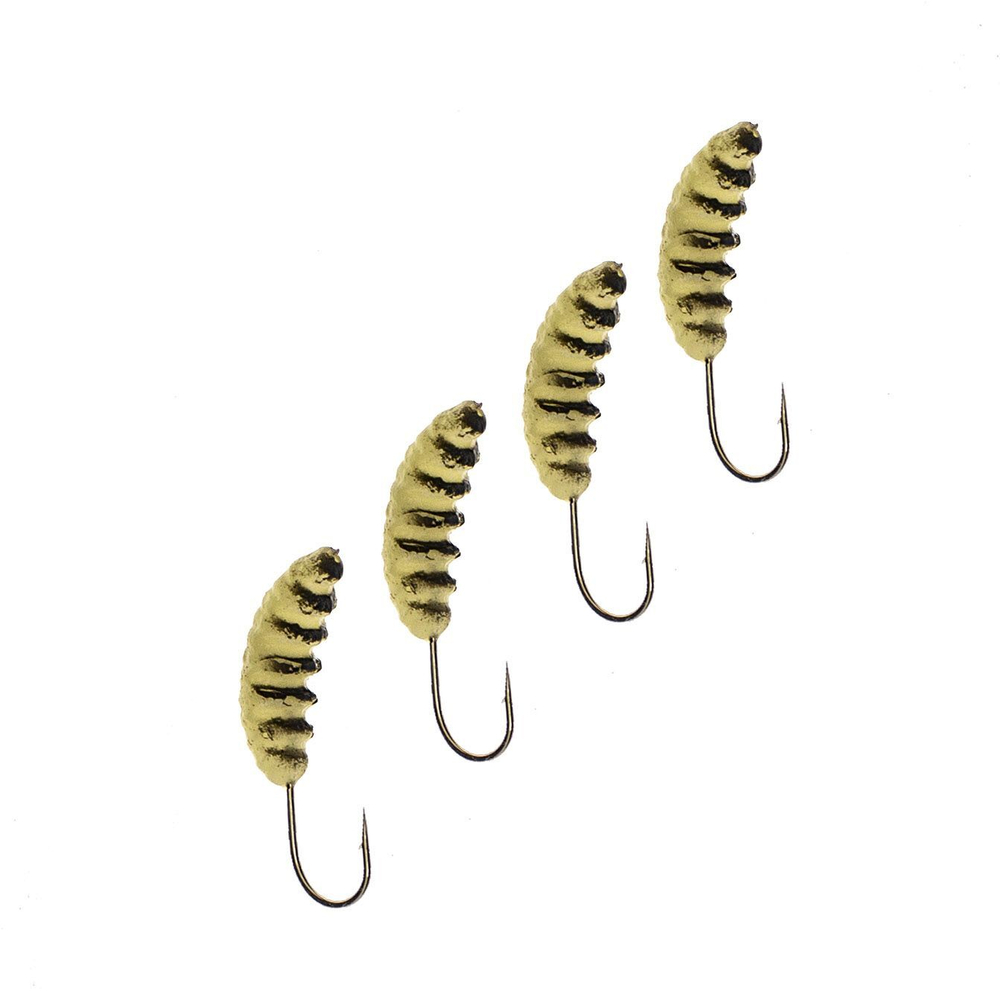 Мормышка LumiCom фосфорная №77 ОПАРЫШ (набор), крючок №8, 50 штук в упаковке