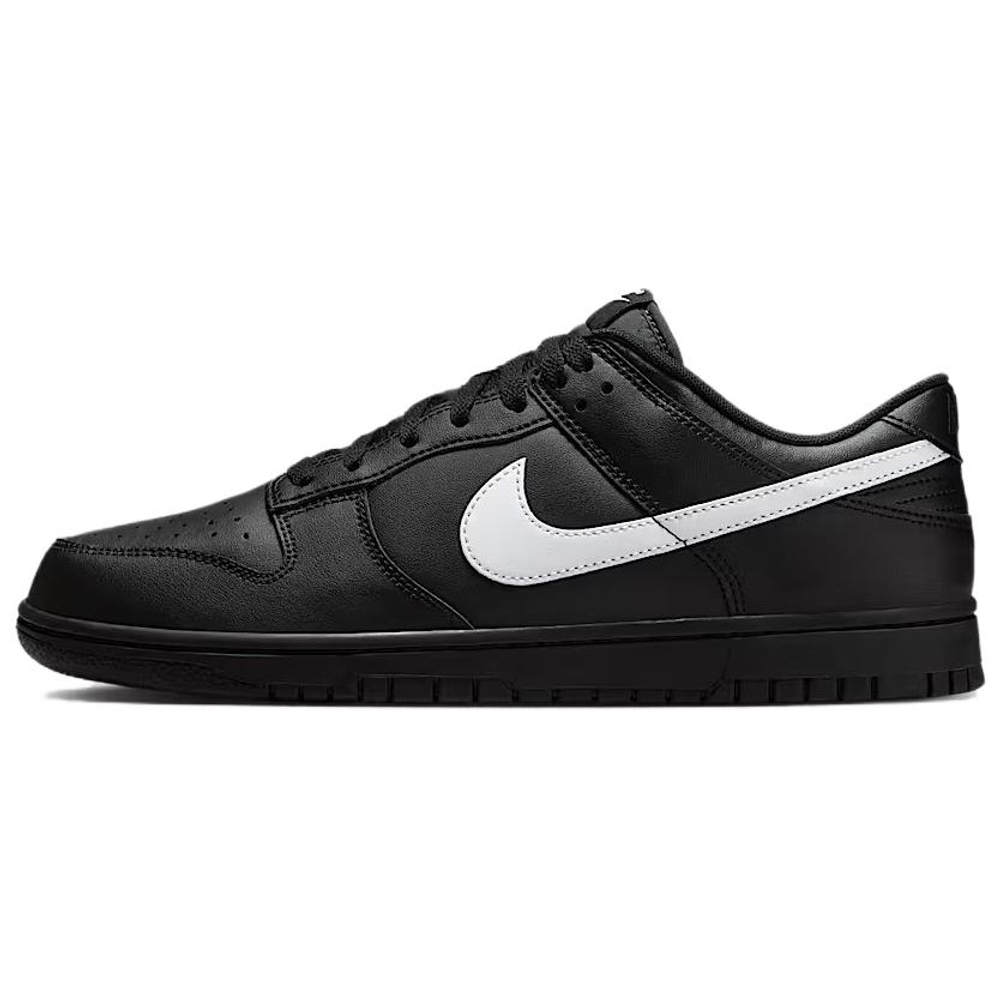 Nike Dunk Leather Low top Skateboard Shoes Men's Black