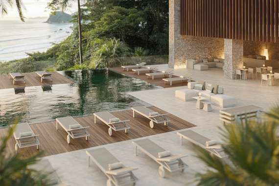 Шезлонг на колесах Gatsby Basic тортора