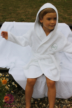 Халат детский с капюшоном Собачки от Luxberry