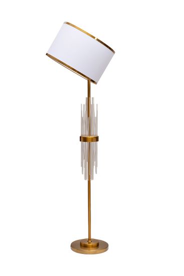 K2CPF-07249 Торшер со стеклянным декором 45*h165см