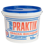 Краска фасадная Bergauf Практик U белая 13 кг