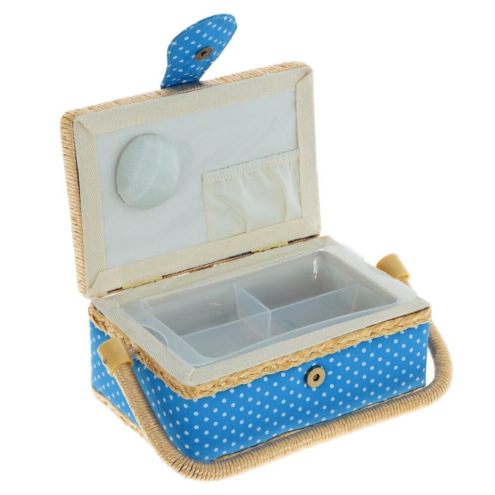 GAEM Шкатулка для рукоделия (с подносом и набором для шитья), L23 W13 H10 см