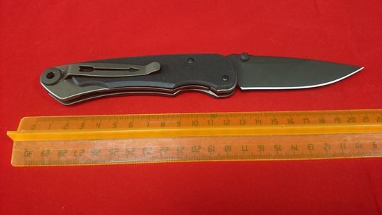 Складной нож скл. Spartan Blades Akribis Folder SB/SF1BKMGGB c клинком из стали CPM-S35VN, рукоять титан / G10