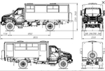 Вахтовый автобус УРАЛ 80