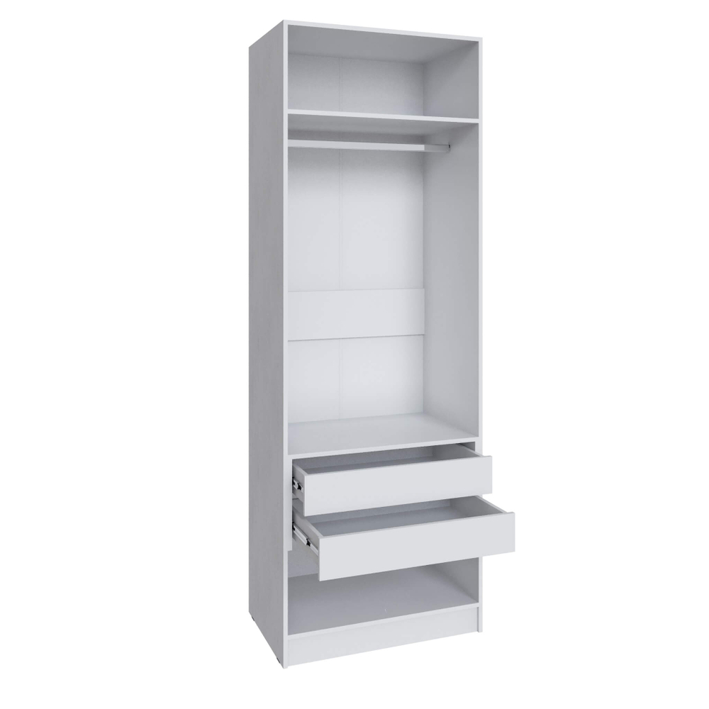 Мадрид (Тэкс) Шкаф распашной (0,8) без зеркала (2 ящика внутри)