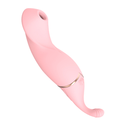 Вакуумный вибростимулятор BeYourLover Angelina со сменными насадками и управлением через приложение