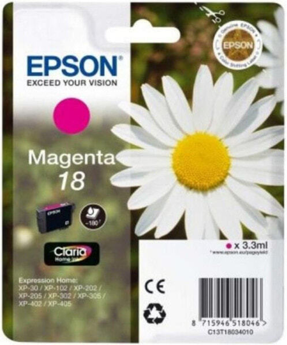Картридж струйный розовый 1 шт Epson T1803