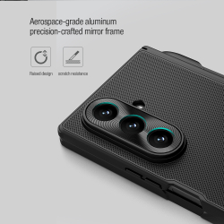 Чехол с MagSafe и держателем для S Pen от Nillkin для Samsung Galaxy Z Fold 7, серия Super Frosted Shield Fold Magnetic