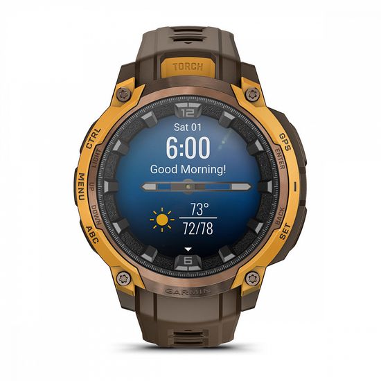 Умные часы Garmin Instinct Crossover AMOLED Bronze/Sunburst