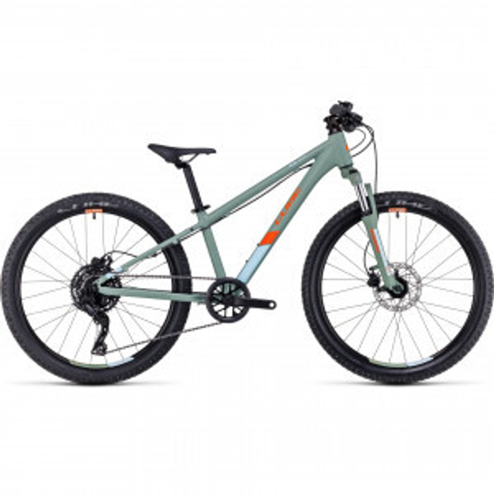 Велосипед CUBE 2023  Acid 240 Disc green´n´orange  24"