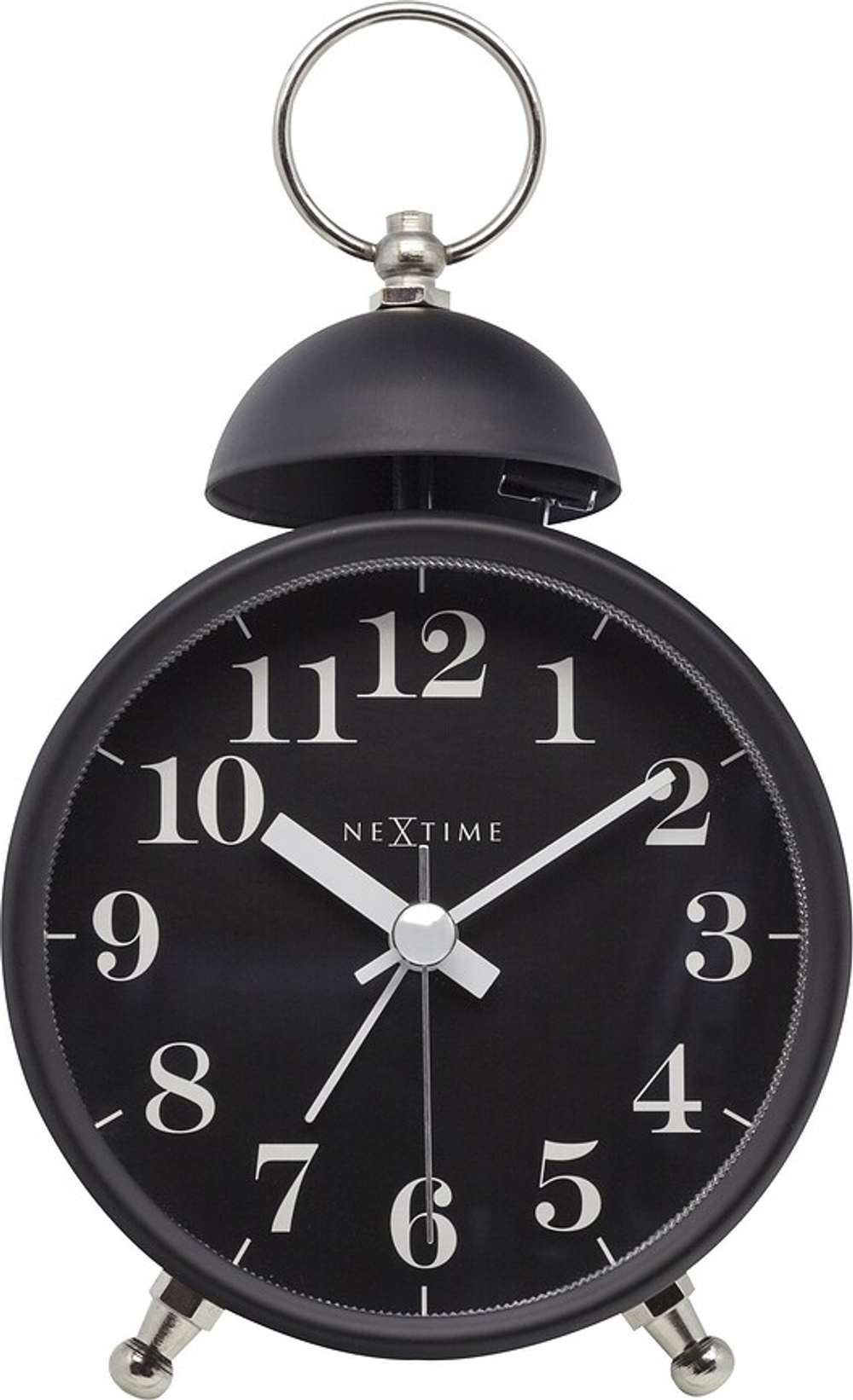 Настольные часы NeXtime Single Bell, металл, высота 16 см